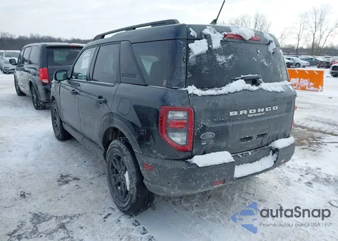 2024 Ford Bronco Sport Big Bend z USA, uszkodzony, nr VIN 3FMCR9B68RRE36922